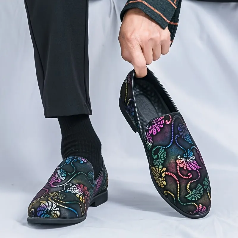 1 Pair Trendy Men'S Loafers - Fashion Street Style Slip-On Shoes with Round Toe, Faux Upper/Inner/Sole, for Party, Wedding, All Seasons