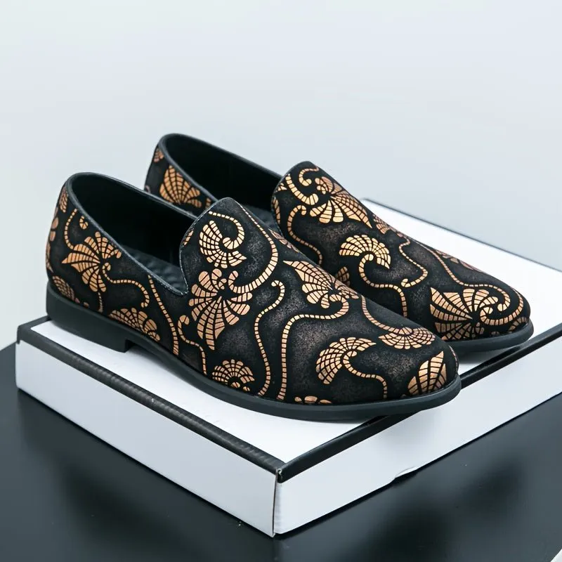 1 Pair Trendy Men'S Loafers - Fashion Street Style Slip-On Shoes with Round Toe, Faux Upper/Inner/Sole, for Party, Wedding, All Seasons