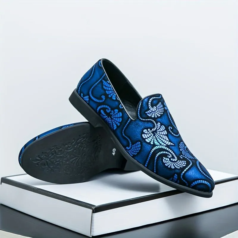 1 Pair Trendy Men'S Loafers - Fashion Street Style Slip-On Shoes with Round Toe, Faux Upper/Inner/Sole, for Party, Wedding, All Seasons