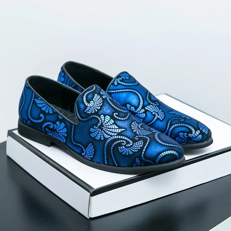 1 Pair Trendy Men'S Loafers - Fashion Street Style Slip-On Shoes with Round Toe, Faux Upper/Inner/Sole, for Party, Wedding, All Seasons
