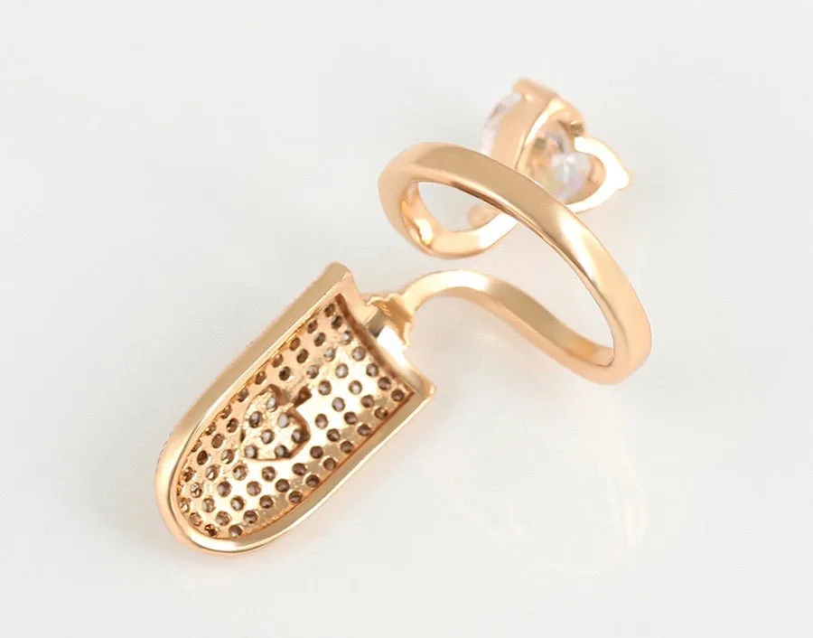 14K Gold Plated Fashion Nail Ring