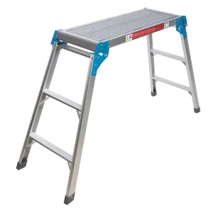 150kg Work Step Platform Foldable Step-up Painting Decorating Diy Silverline 537366