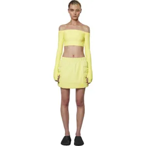 #204 NWT- RAINS Loop W Mini Skirt Straw Puffer Sz: XS &amp; M RET$170 GET THE SET!!