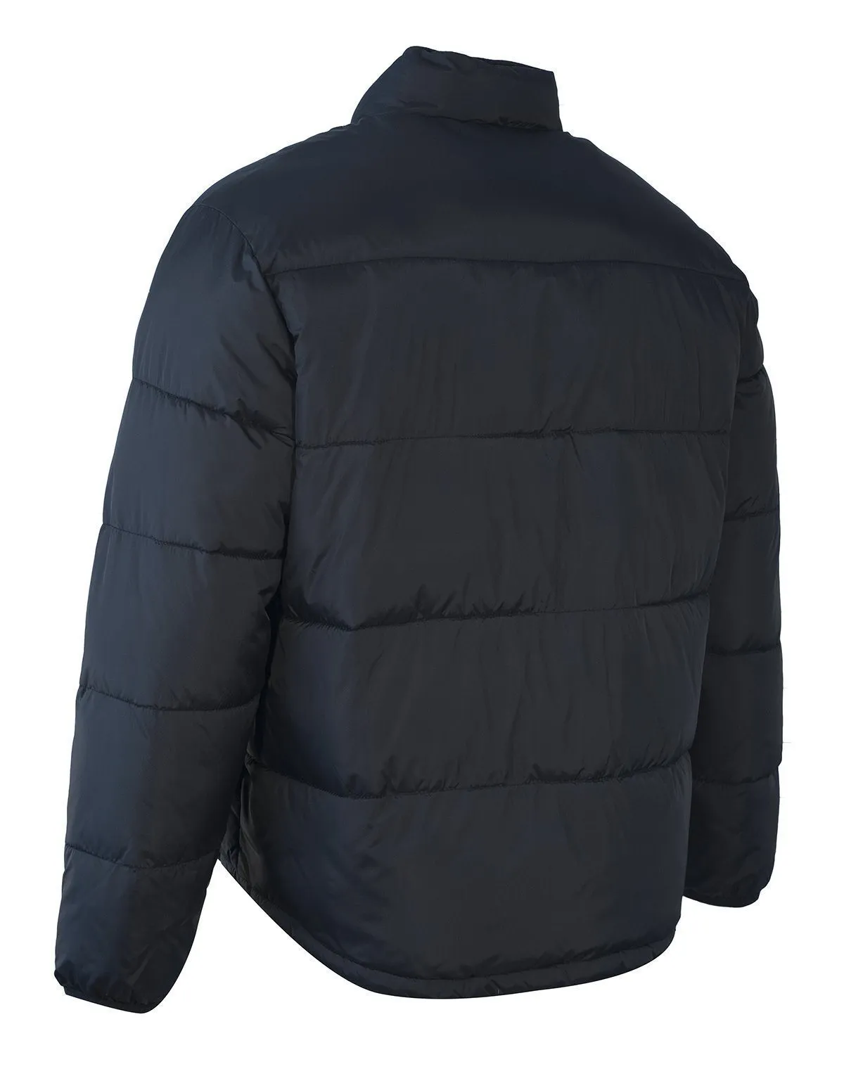 3-in-1 Hi Vis Winter Safety Parka with Removable Black Nylon Puff Jacket