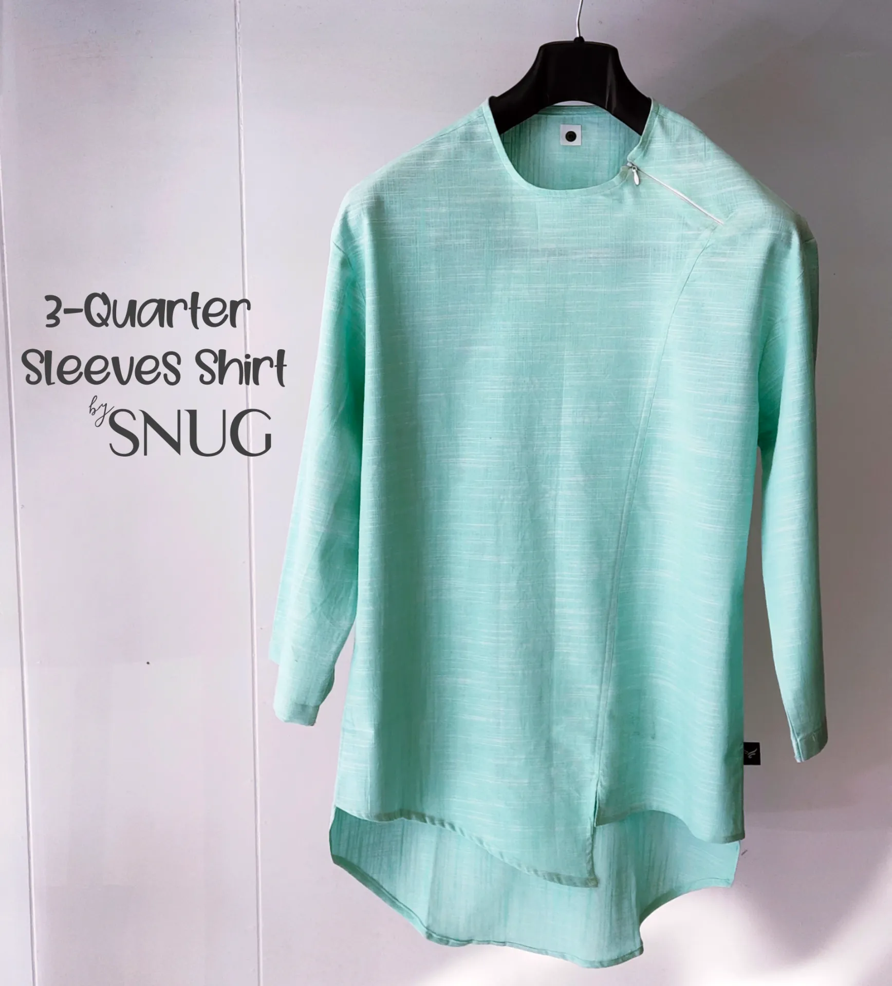 3 Quarter Sleeves Linen Shirt