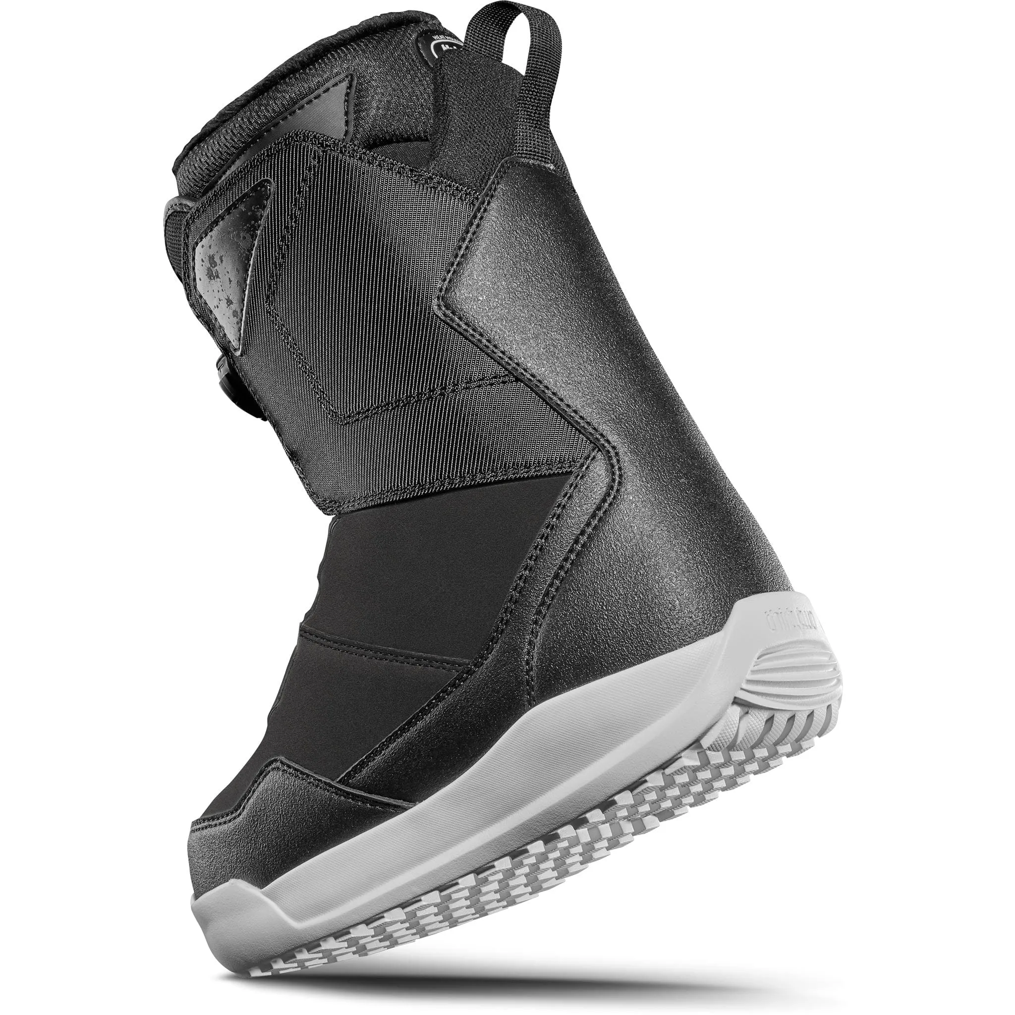 32 Womens Shifty Boa Snowboard Boot Black Grey White 2025