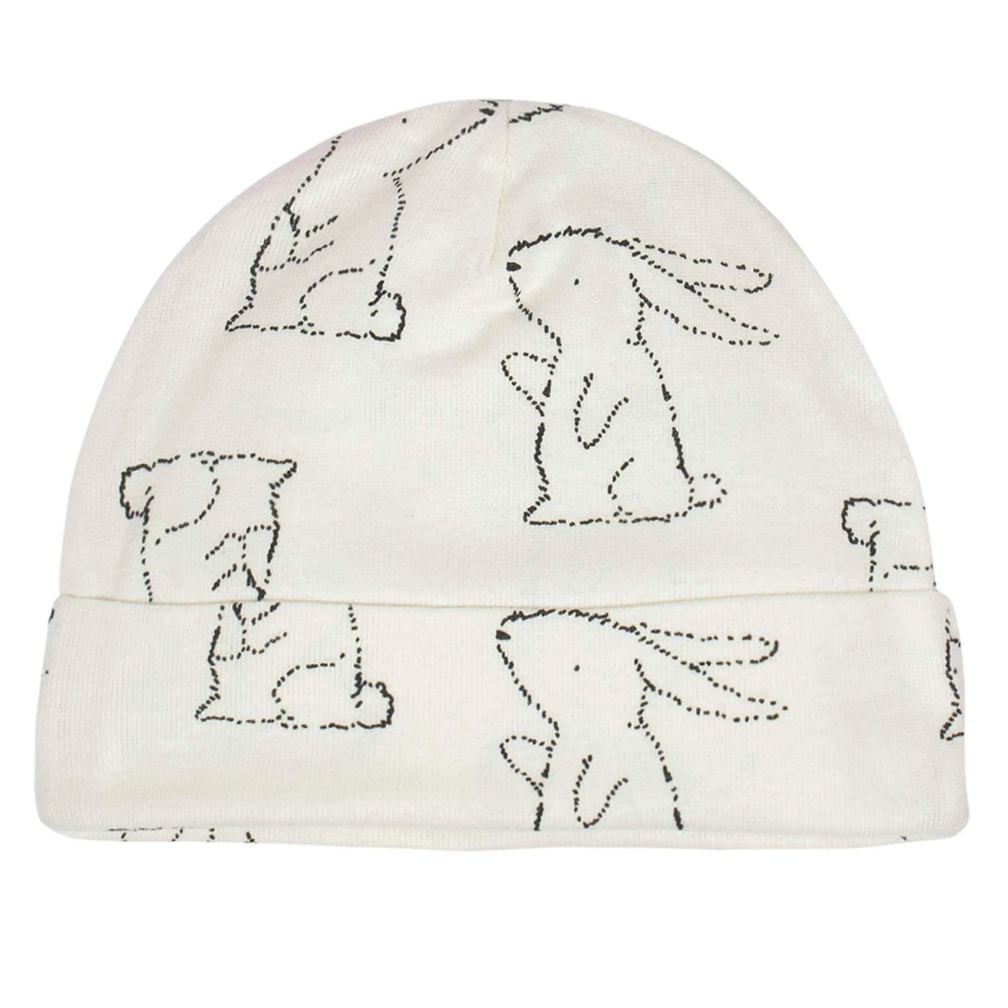 4-Pack Baby Girls' Bunny Caps