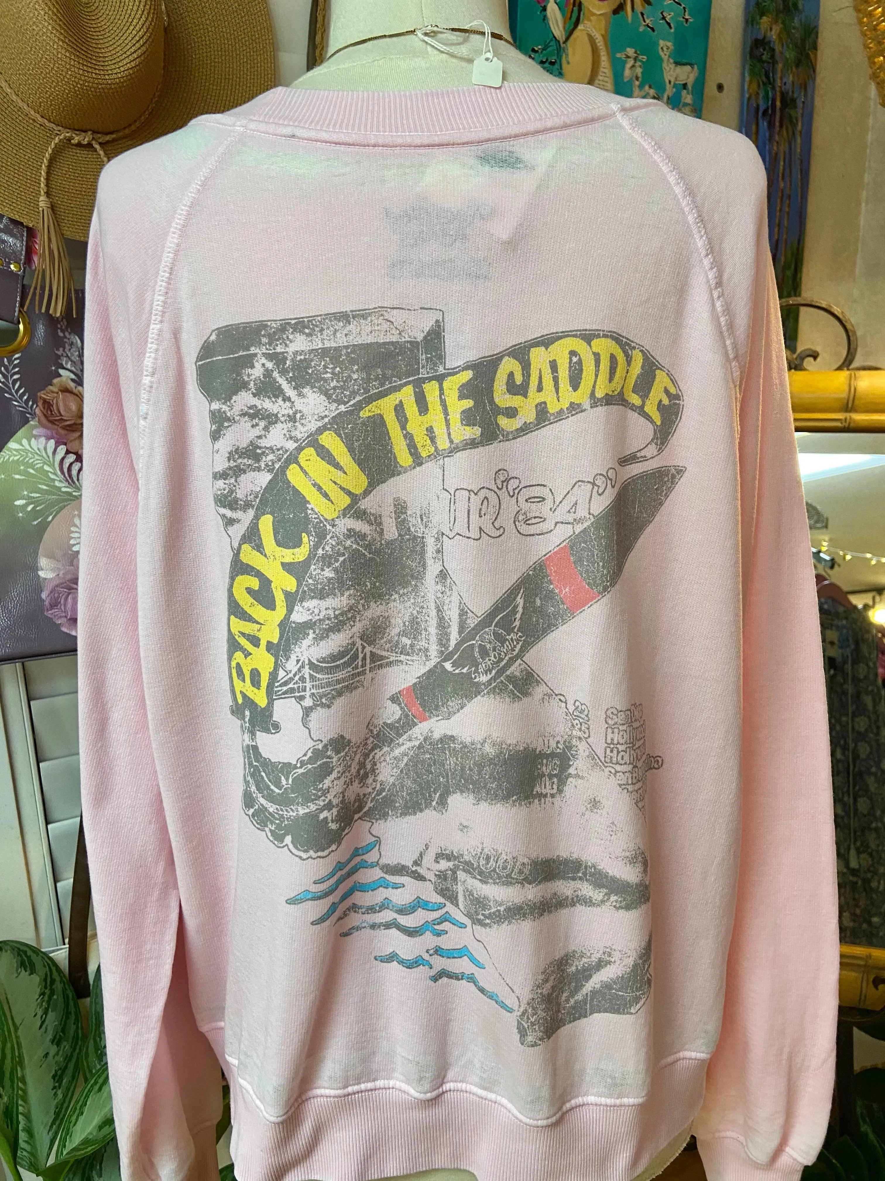 Aerosmith Pink Sweatshirt