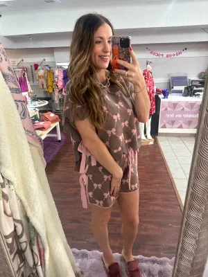 All About Bows Shorts: Mocha
