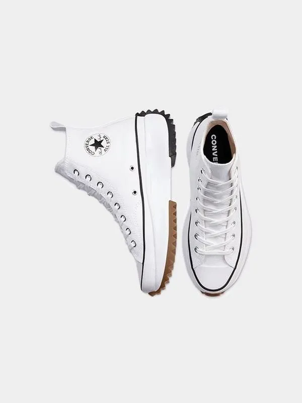 All Star Converse Mens Run Star Hike White Sneaker