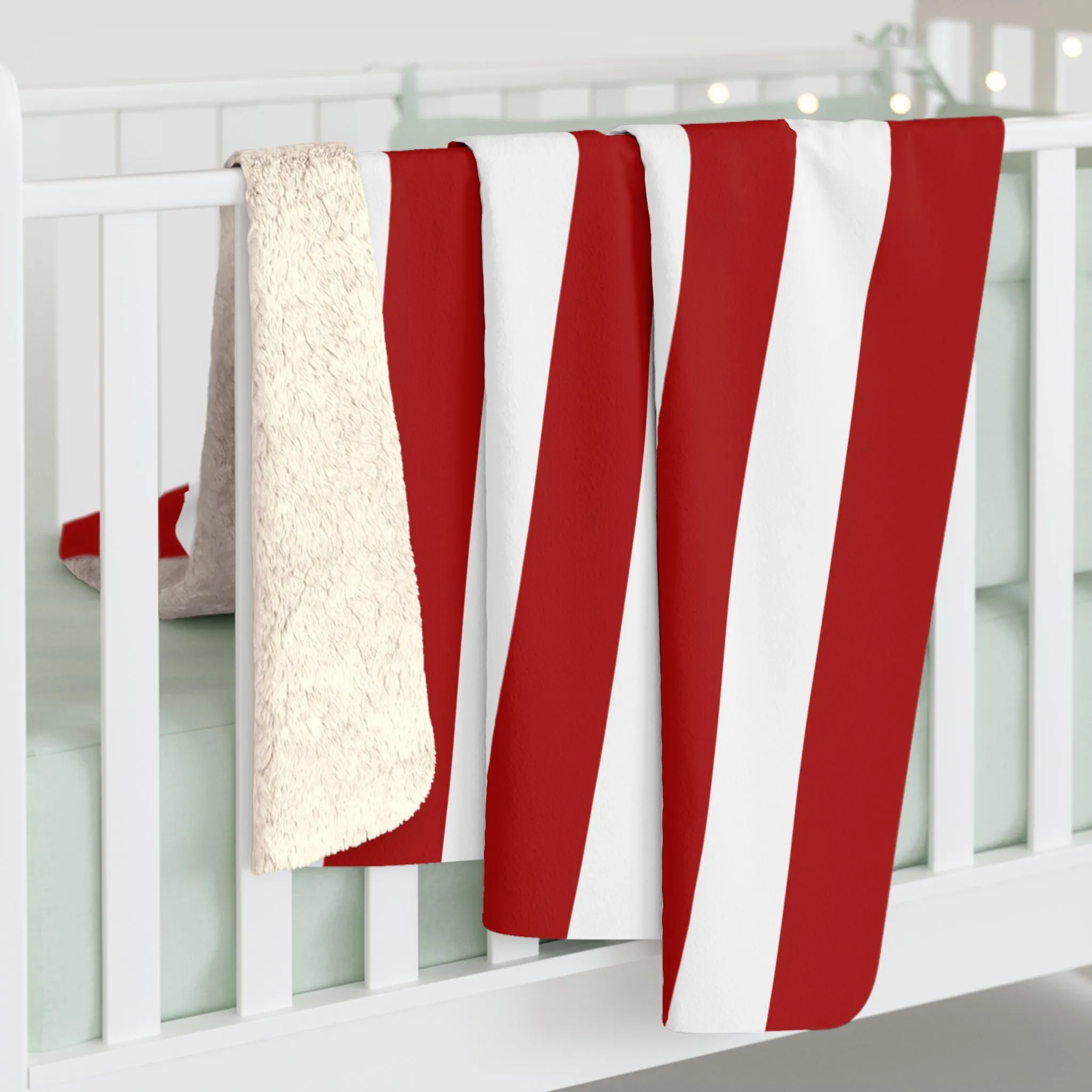 American Flag Sherpa Fleece Blanket