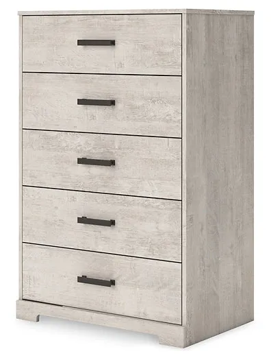 Ashley Express - Shawburn Full Platform Bed with Dresser, Chest and Nightstand