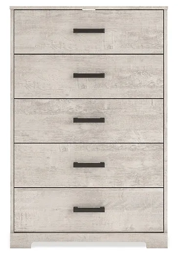 Ashley Express - Shawburn Full Platform Bed with Dresser, Chest and Nightstand