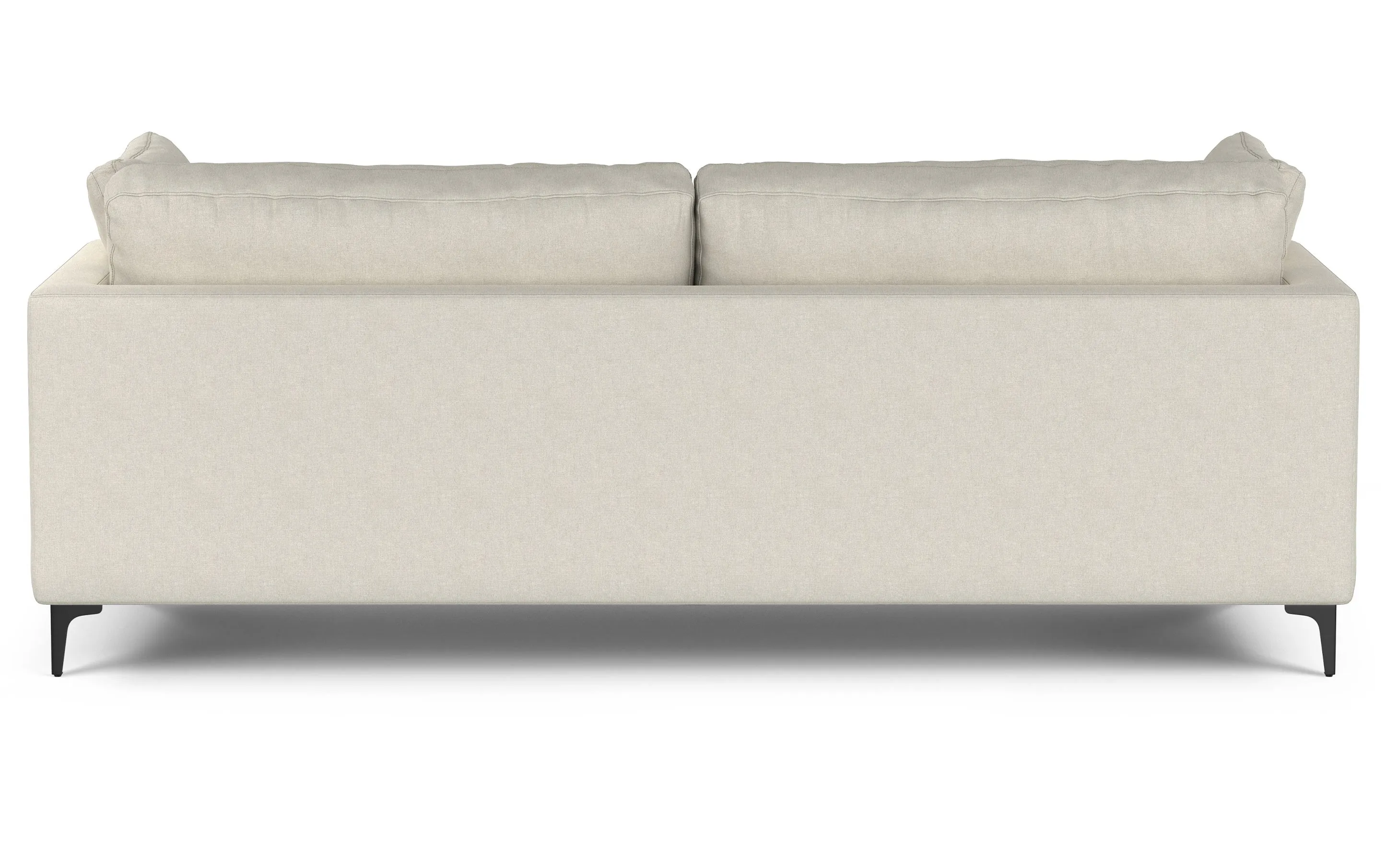 Ava 90 inch Mid Century Sofa with Ottoman Set