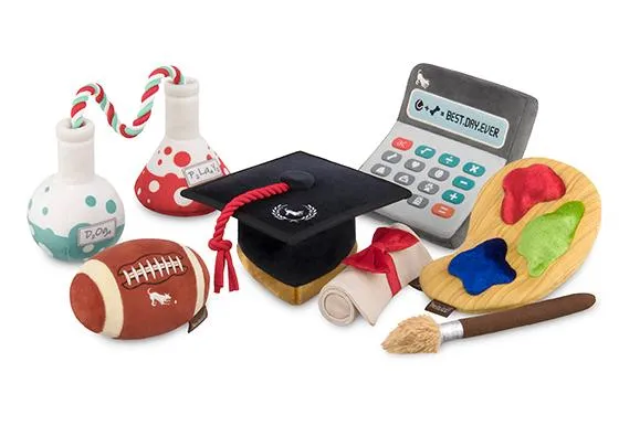 Back To School Doggie Digits Calculator Plush Dog Toy