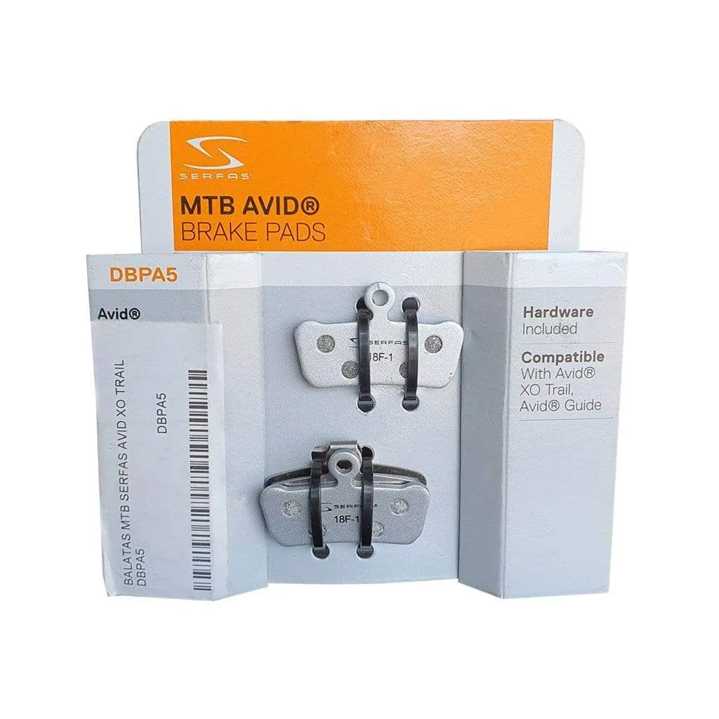 Balatas SERFAS para MTB AVID DBPA5