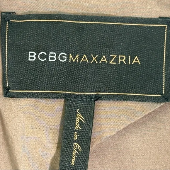 BCBGMAXAZRIA Asymmetrical Brown Vest - Chic and Versatile Fashion