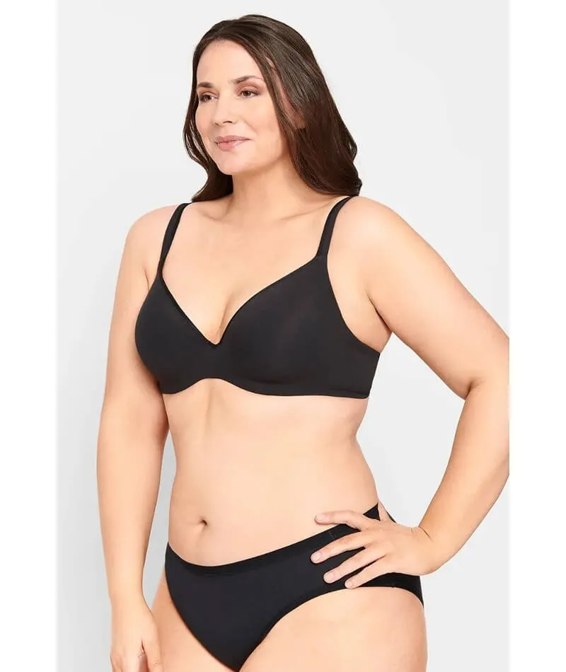 Berlei Barely There Cotton Rich Bra - Black
