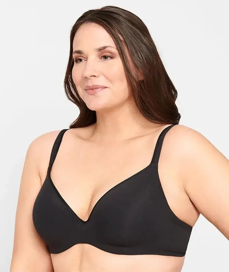 Berlei Barely There Cotton Rich Bra - Black