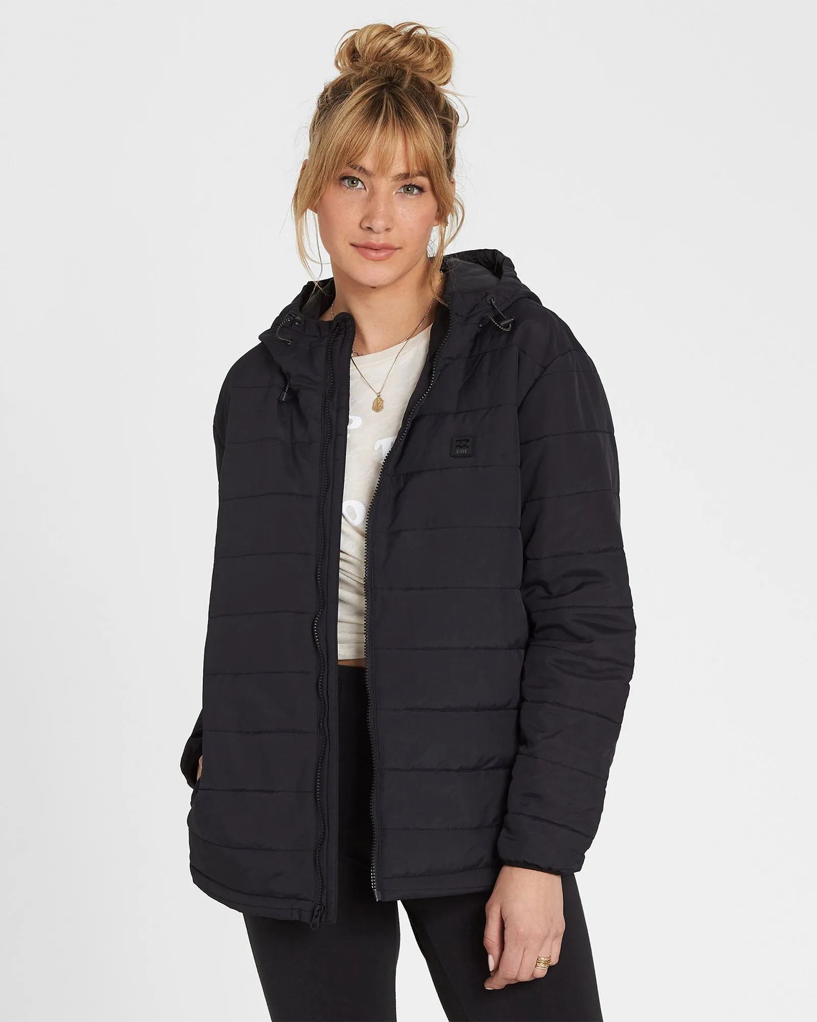Billabong Women's A/DIV Transport Puffer Jacket | Black, Military
