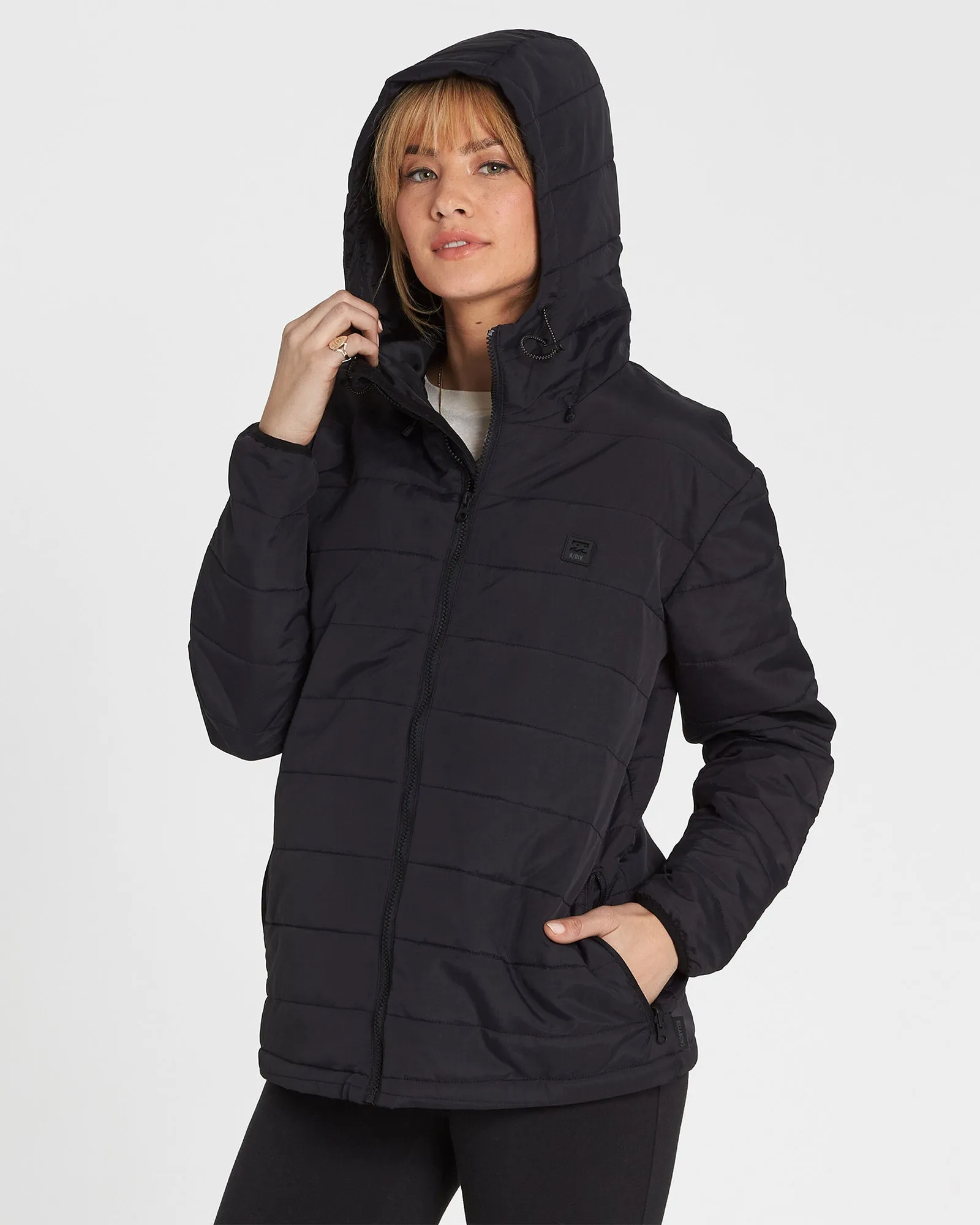 Billabong Women's A/DIV Transport Puffer Jacket | Black, Military