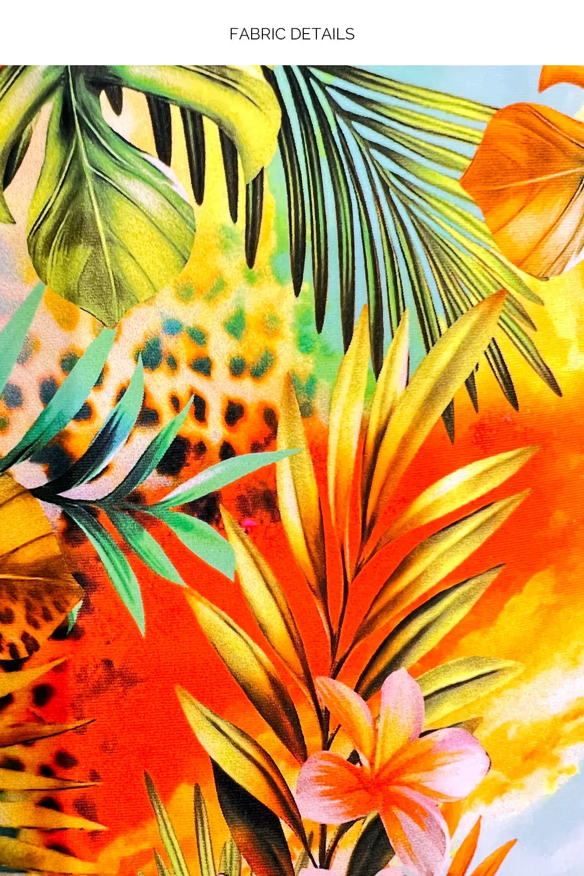 BIRDS OF PARADISE - Crystallized Wavy Triangle Top & Crystallized Wavy Brazilian Tie Side Ruched Back Bottom • Multicolor