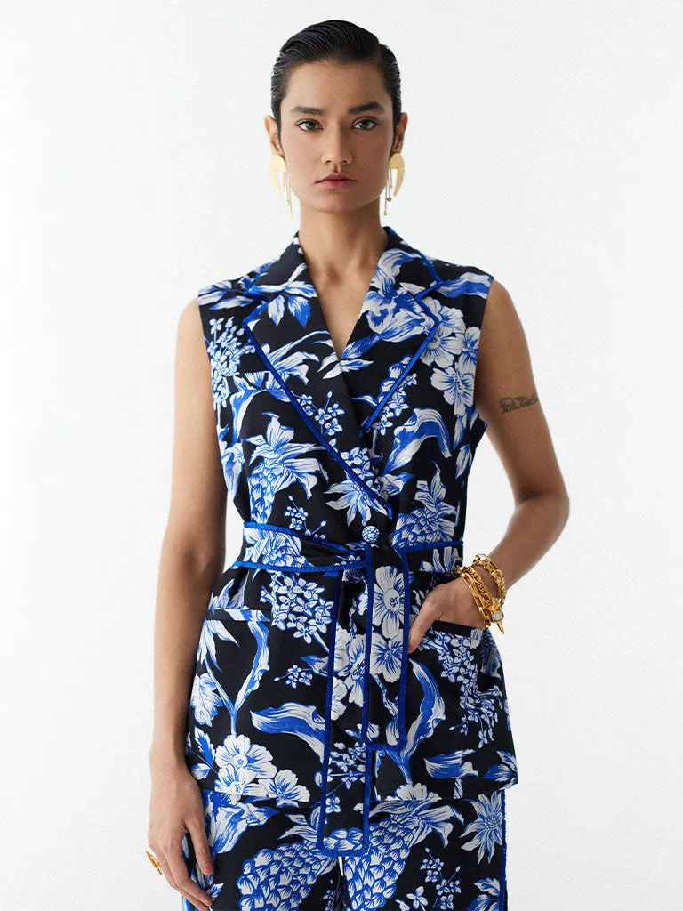 Black Pineapple Blazer Co-ord Set