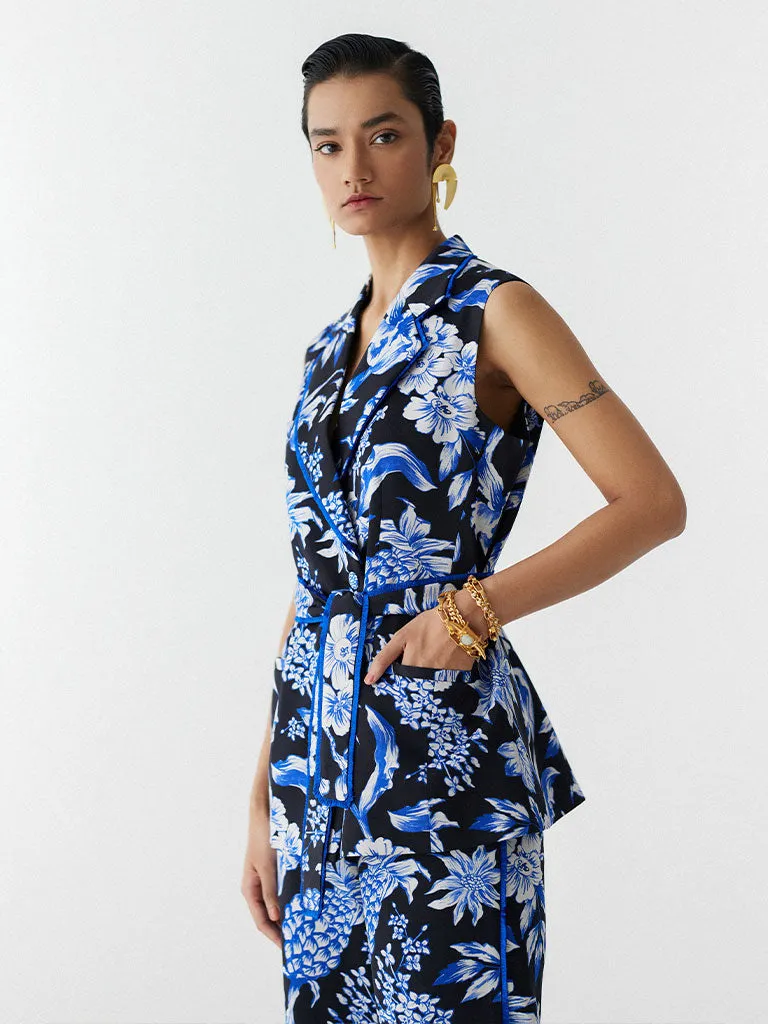 Black Pineapple Blazer Co-ord Set