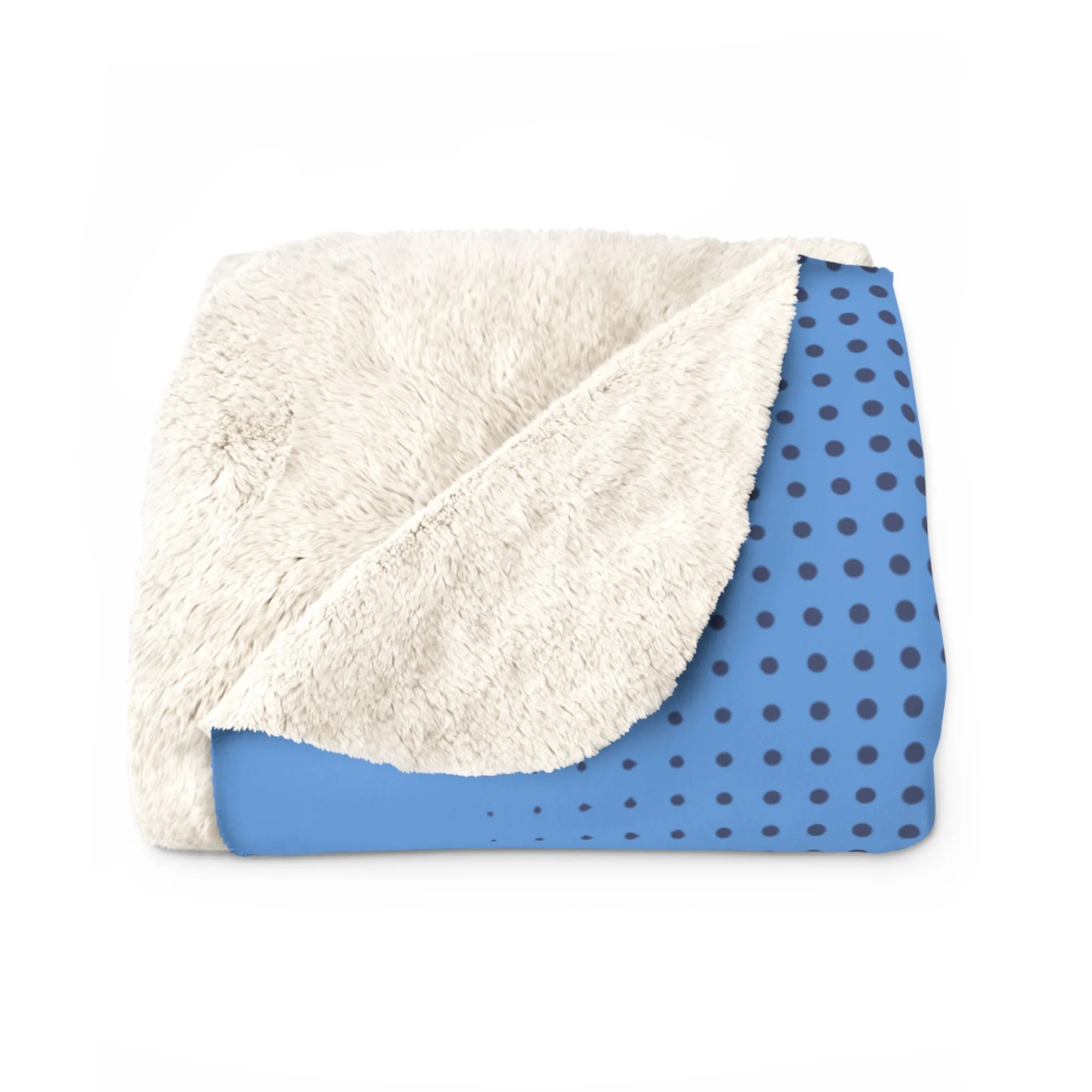 Boston Blue Skyline Sherpa Fleece Blanket