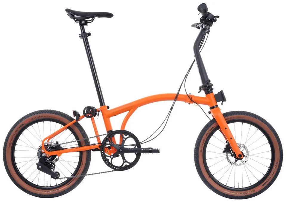 Brompton G Line Medium Folding Bike - Adventure Orange
