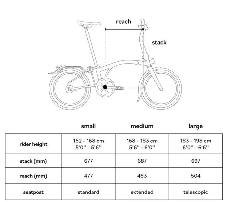 Brompton G Line Medium Folding Bike - Adventure Orange