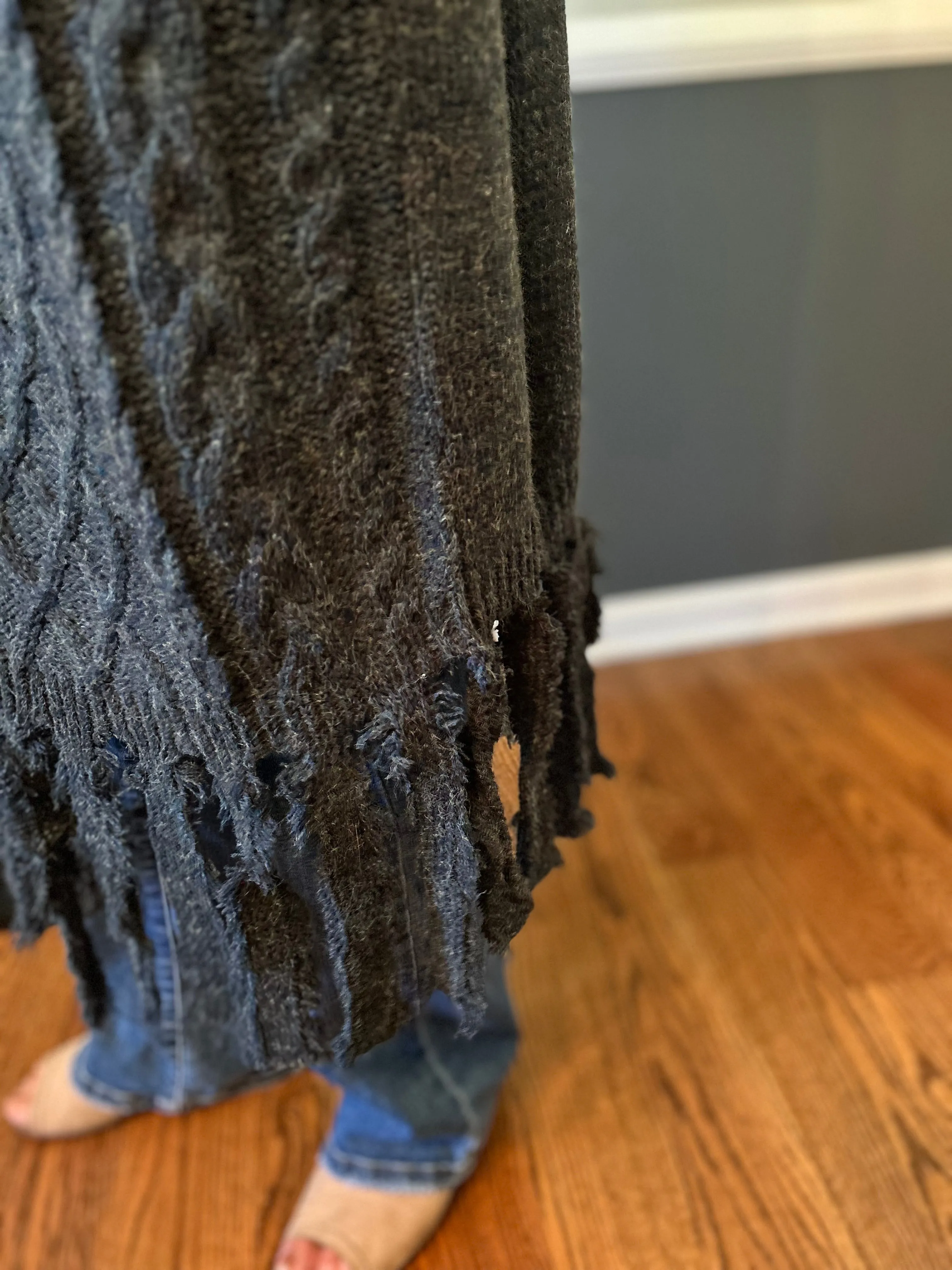 Carigan Fringe Duster
