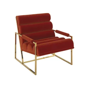 Channeled Goldfinger Lounge Chair