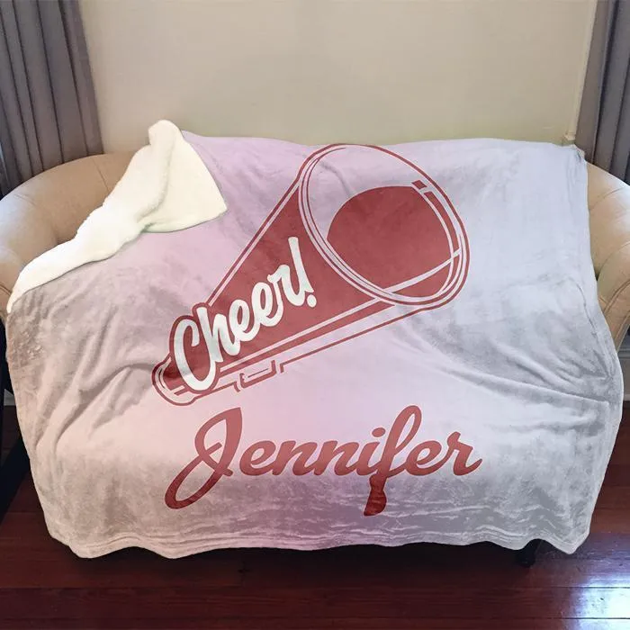 Cheerleader Personalized Blankets