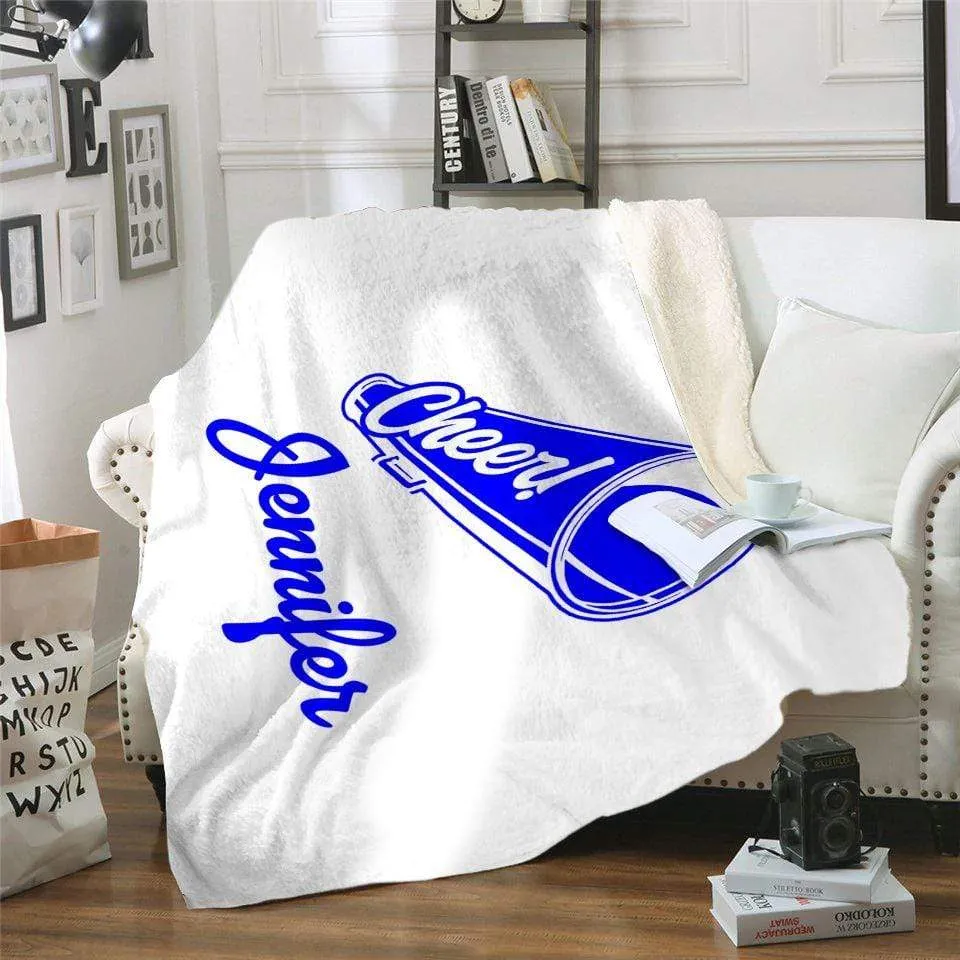 Cheerleader Personalized Blankets