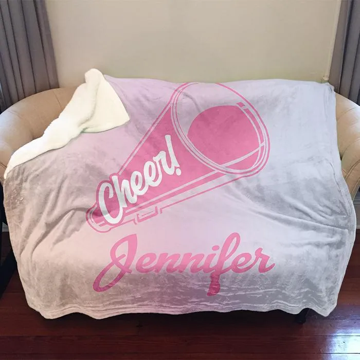 Cheerleader Personalized Blankets