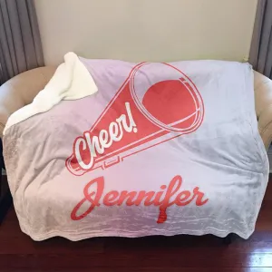 Cheerleader Personalized Blankets
