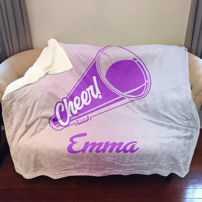 Cheerleader Personalized Blankets