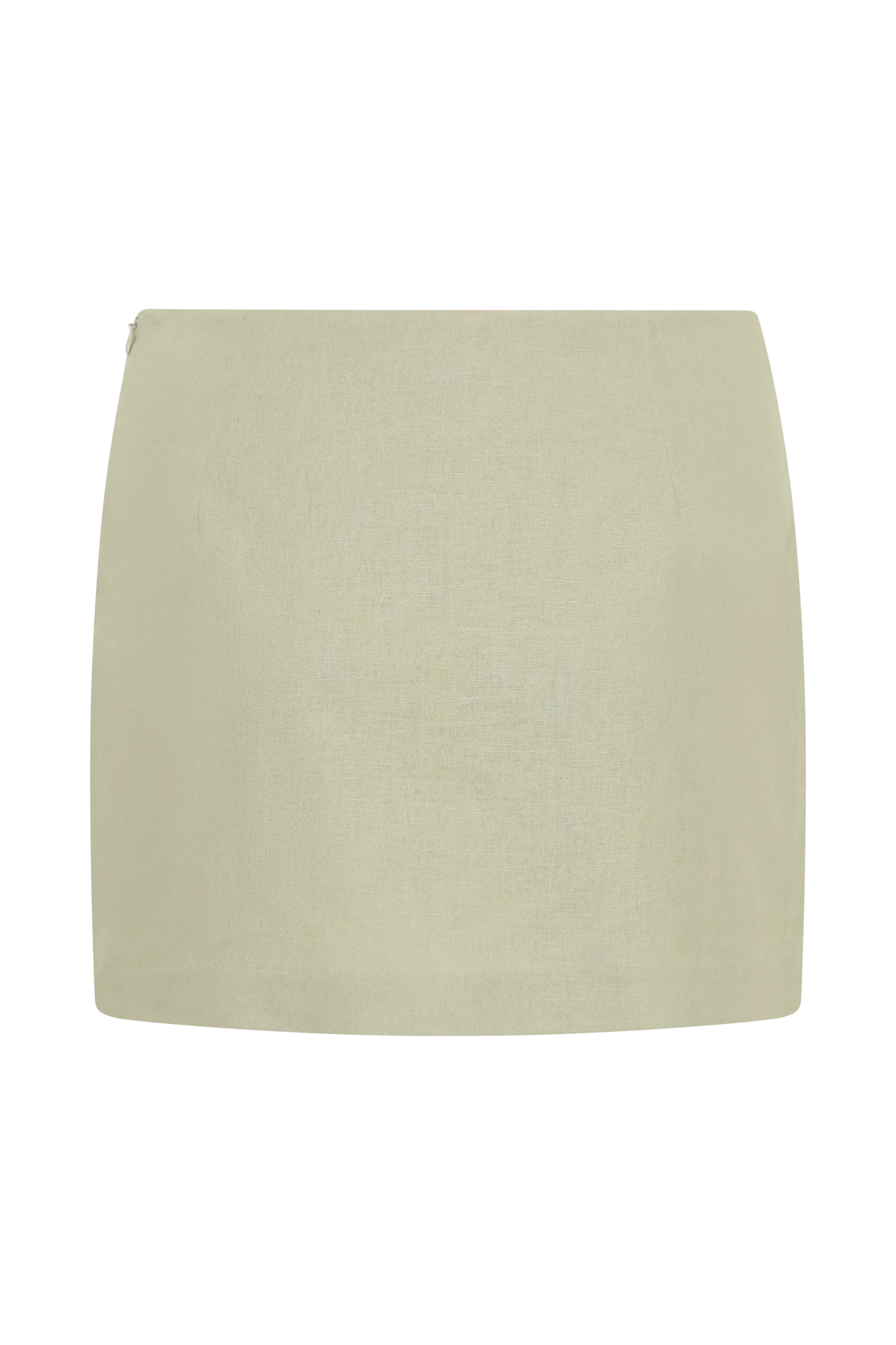 Ciara Linen Mini Skort - Basil