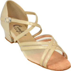 Comfort Parallel Mesh - Tan Leather