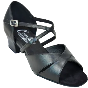Comfort Wide Cross - Black Leather