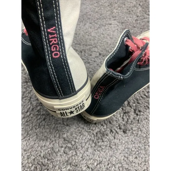 Converse Chuck Lift Platform High VIRGO Canvas Womens 9 Custom 569005C