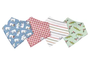 Copper Pearl Polar Bandana Bib Set