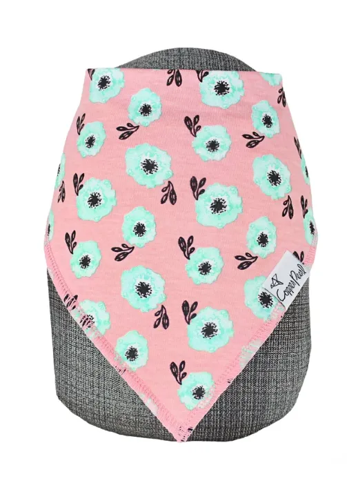 Copper Pearl Single Bandana Bib- Bloom