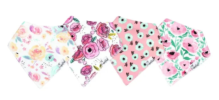 Copper Pearl Single Bandana Bib- Bloom