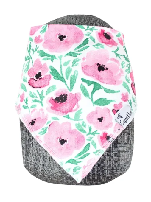 Copper Pearl Single Bandana Bib- Bloom