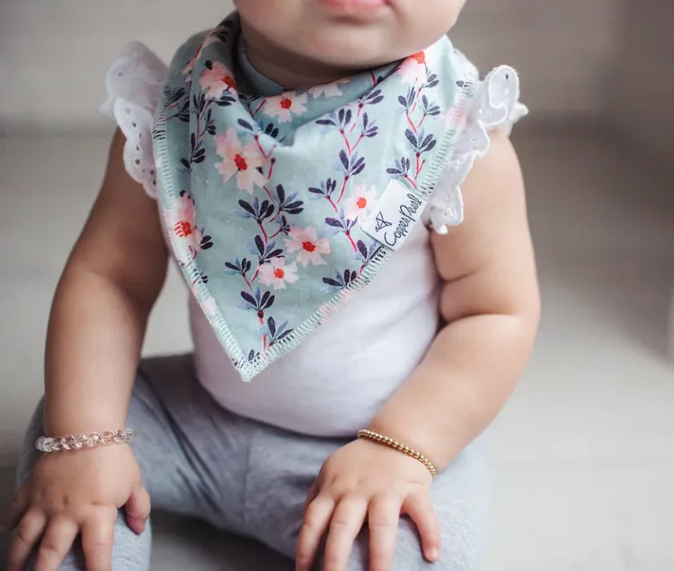 Copper Pearl Single Bandana Bib- Morgan