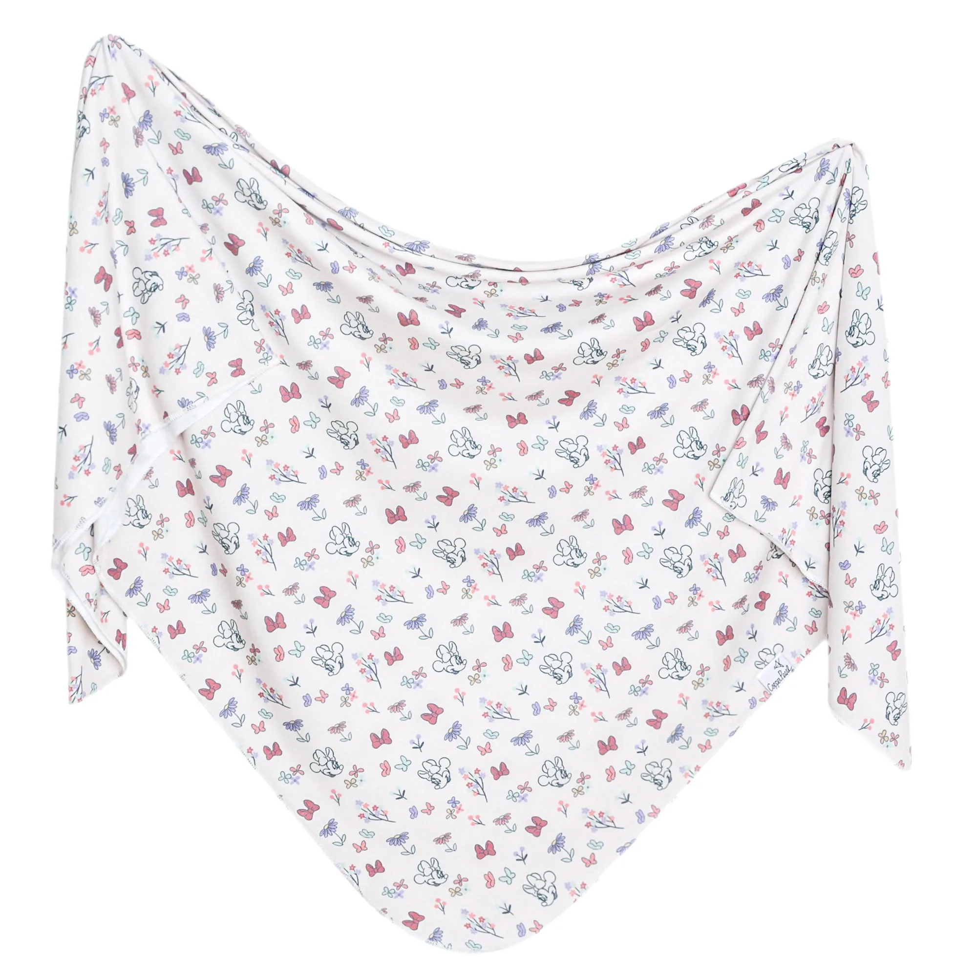 Copper Pearl - Swaddle Blanket - Minnie Mouse's Bowquet