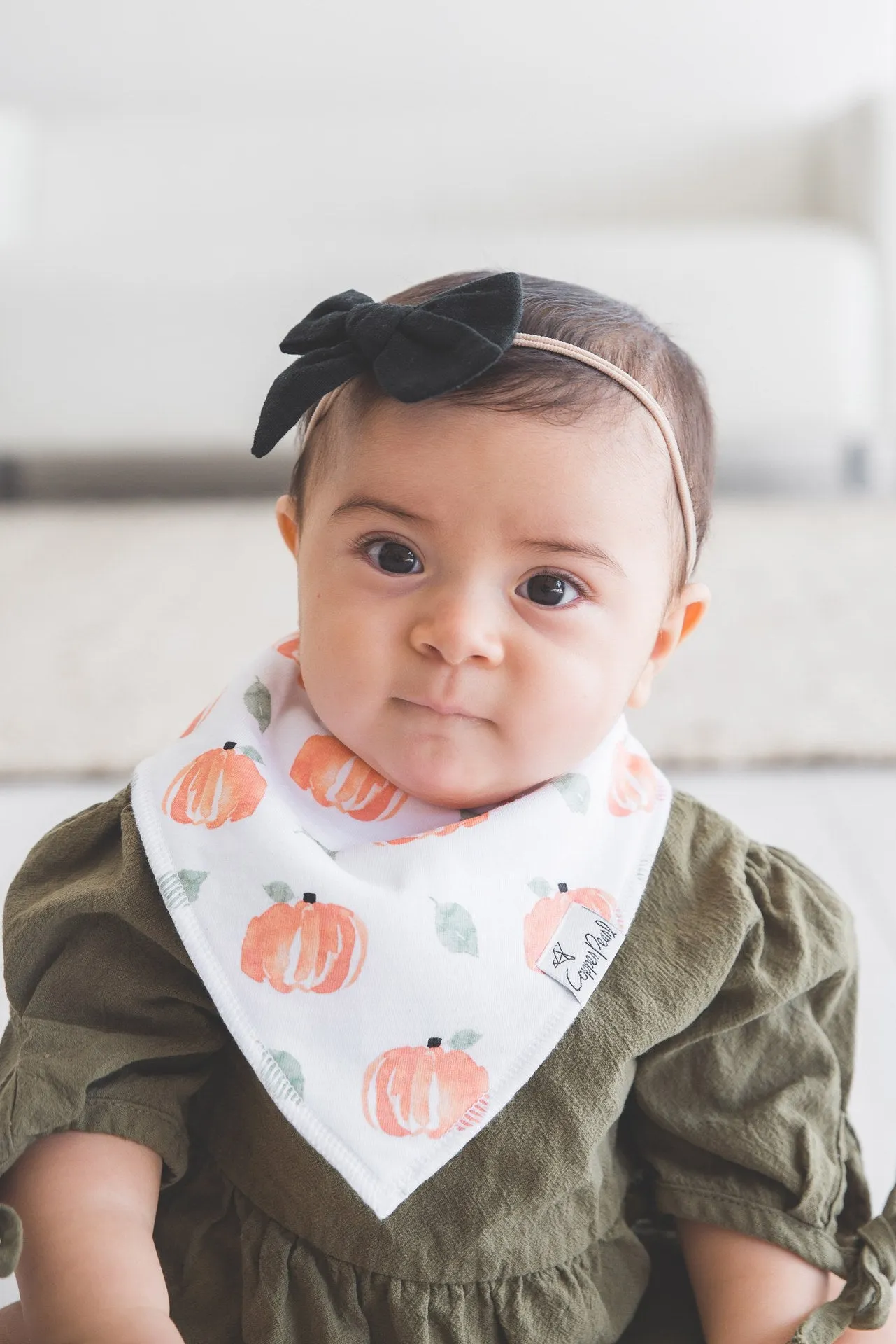 Copper Pearl Wicked Bandana Bib Set