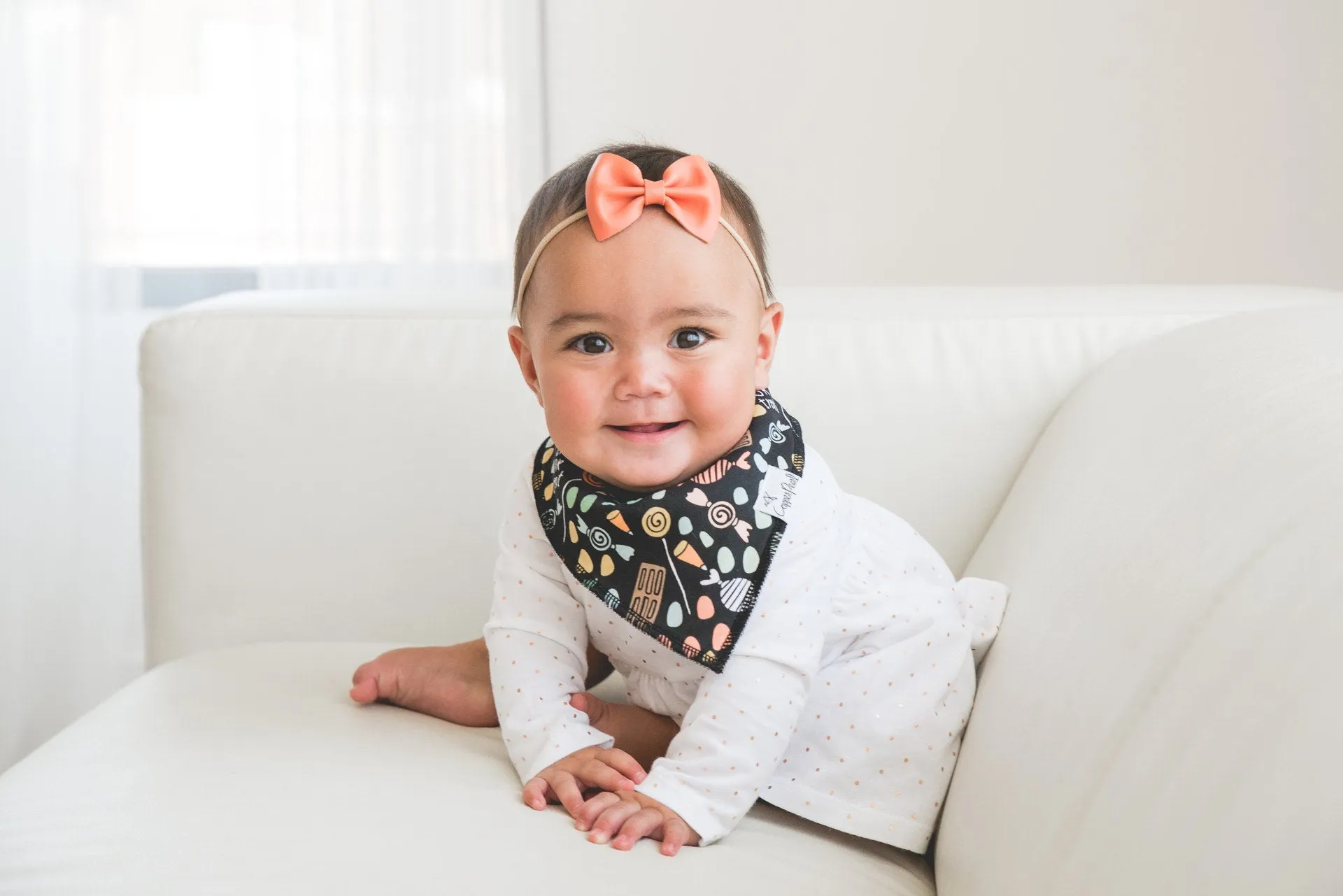 Copper Pearl Wicked Bandana Bib Set